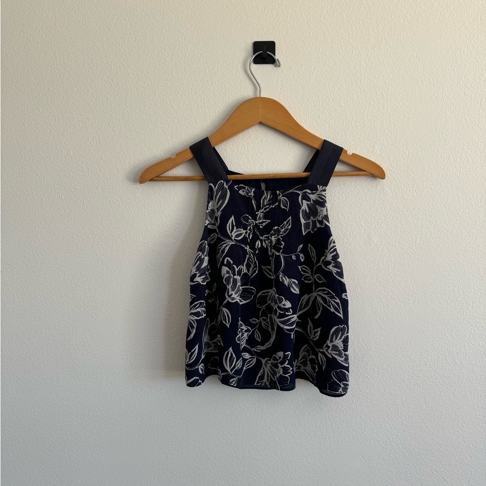 Greylin Navy Floral Tank